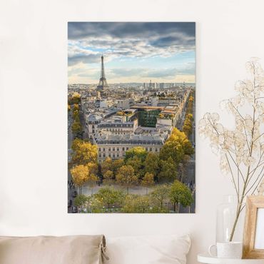 Print on canvas - Nice day in Paris
