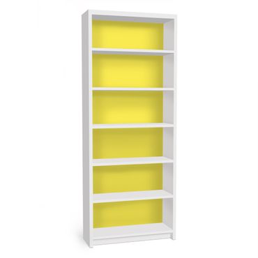 Adhesive film for furniture IKEA - Billy bookcase - Colour Lemon Yellow