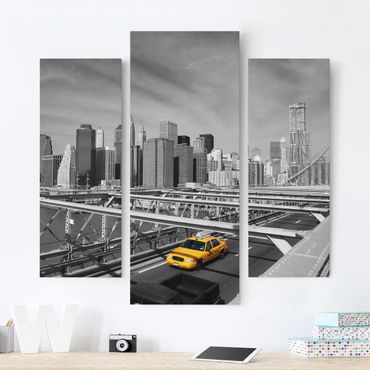 Print on canvas 3 parts - Taxitrip to the other Side