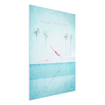 Print on forex - Travel Poster - Palm Springs
