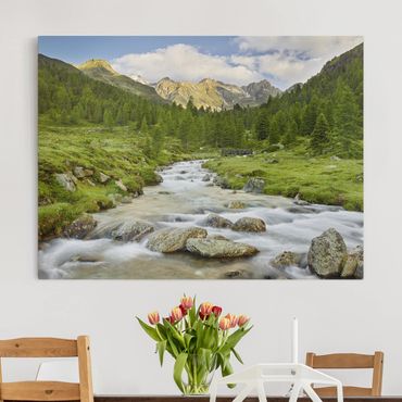 Print on canvas - Debanttal Hohe Tauern National Park