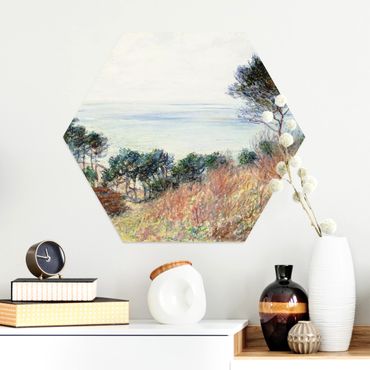 Alu-Dibond hexagon - Claude Monet - The Coast Of Varengeville