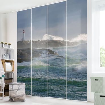 Sliding panel curtains set - In The Protection Of The Lighthouse