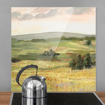 Glass Splashback - Meadow In The Morning I - Square 1:1