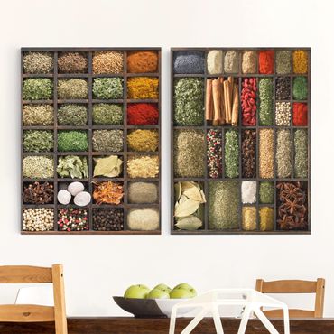 Print on canvas - Seed Box Spices