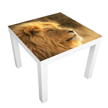 Adhesive film for furniture IKEA - Lack side table - King Lion