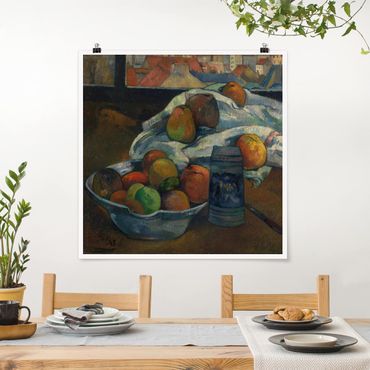 Poster - Paul Gauguin - Fruit Bowl and Pitcher in front of a Window