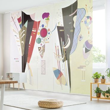 Sliding panel curtains set - Wassily Kandinsky - Reciprocal Accord