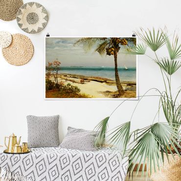 Poster - Albert Bierstadt - Tropical Coast