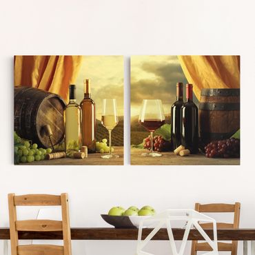 Print on canvas - Wine With A View