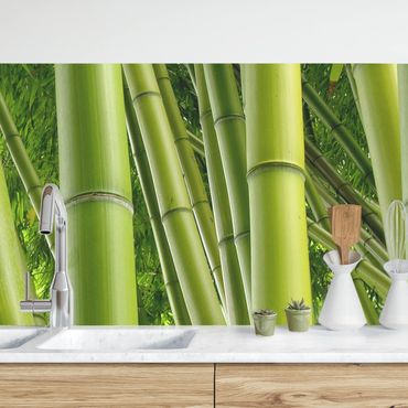 Kitchen wall cladding - Bamboo Trees No.1