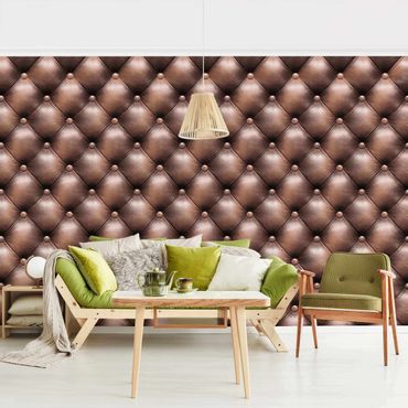 Wallpaper - Chesterfield Leather