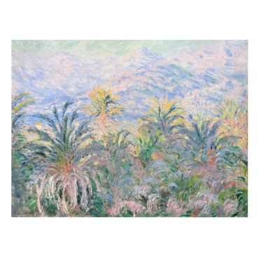 Print on canvas - Claude Monet - Palm Trees at Bordighera - Landscape format 4:3