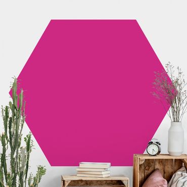 Self-adhesive hexagonal pattern wallpaper - Colour Pink
