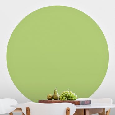 Self-adhesive round wallpaper kids - Colour Spring Green