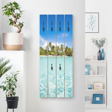 Wooden coat rack - Crystal Clear Water
