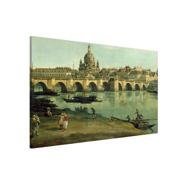Magnetic memo board - Bernardo Bellotto - View of Dresden from the Right Bank of the Elbe with Augustus Bridge