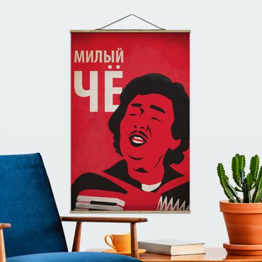 Fabric print with poster hangers - Film Poster Afonia III