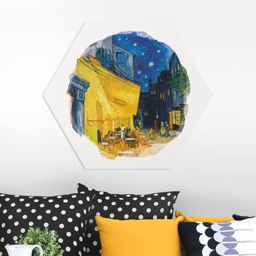 Forex hexagon - WaterColours - Vincent Van Gogh - Cafe Terrace In Arles