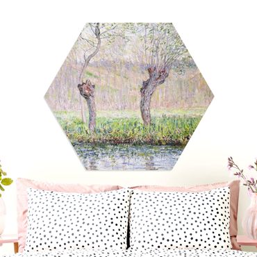 Forex hexagon - Claude Monet - Willow Trees Spring