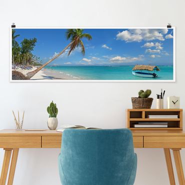 Panoramic poster beach - Tropical Beach
