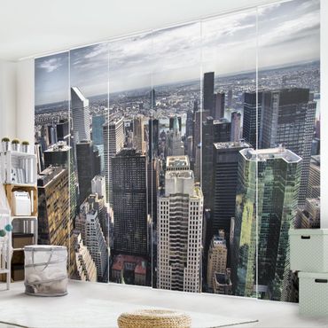 Sliding panel curtains set - In The Middle Of New York