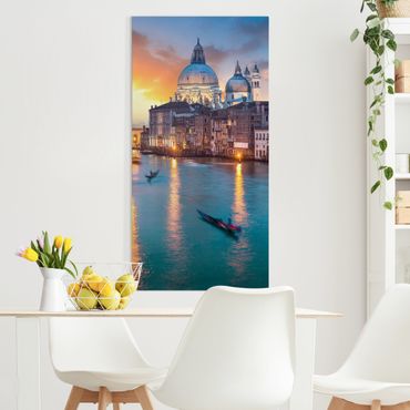 Print on canvas - Sunset in Venice