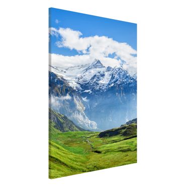 Magnetic memo board - Swiss Alpine Panorama