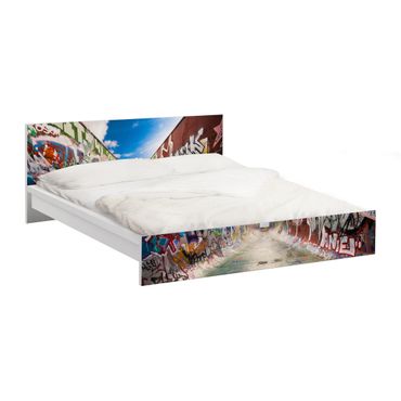 Adhesive film for furniture IKEA - Malm bed 180x200cm - Skate Graffiti
