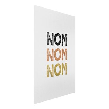 Print on aluminium - Nom Kitchen Quote