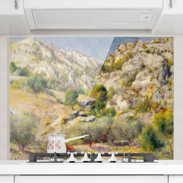 Glass Splashback - Auguste Renoir - Rock At Estaque - Landscape 3:4