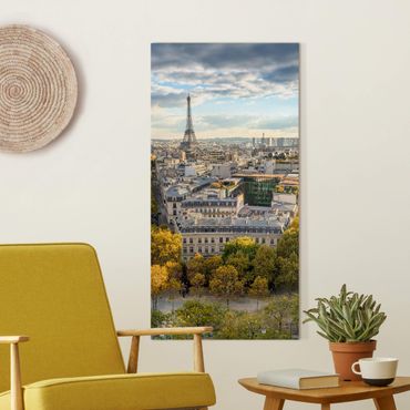 Print on canvas - Nice day in Paris