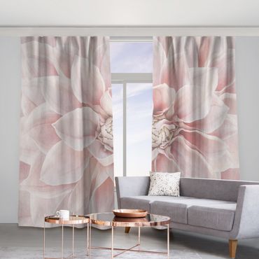 Curtain - Dahlia In Powder Pink