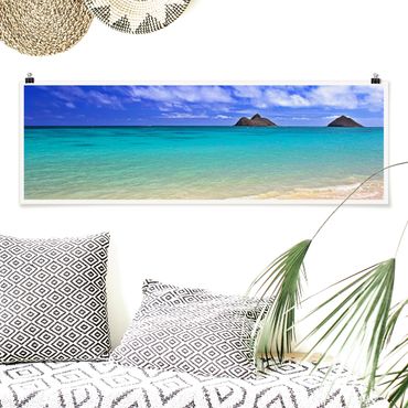 Panoramic poster beach - Paradise Beach