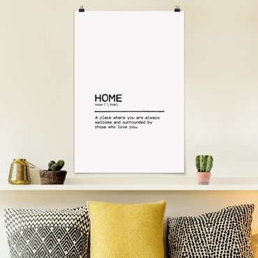 Poster - Definition Home Welcome