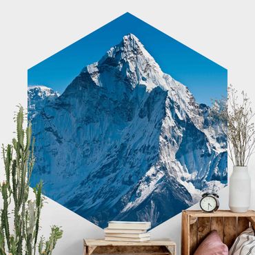 Self-adhesive hexagonal pattern wallpaper - The Himalayas
