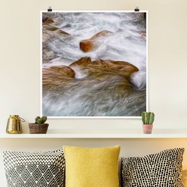 Poster - The Icy Mountain Stream
