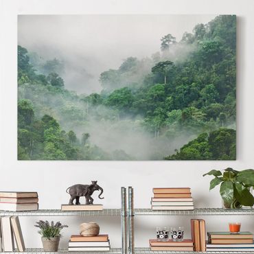 Print on canvas - Jungle In The Fog