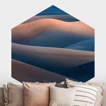 Self-adhesive hexagonal pattern wallpaper - The Colours Of The Desert