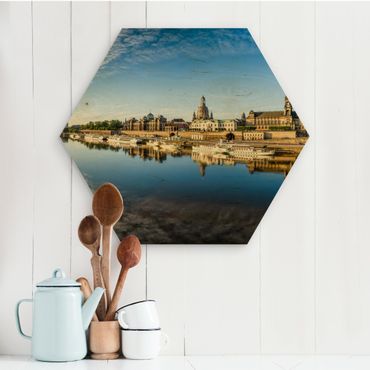 Wooden hexagon - The White Fleet Of Dresden