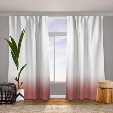 Curtain - Dip Dye Vintage Red