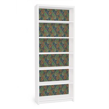 Adhesive film for furniture IKEA - Billy bookcase - Filigree Paisley Design