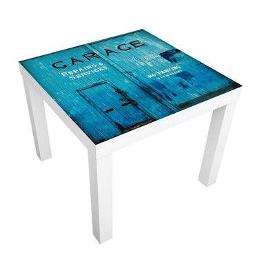 Adhesive film for furniture IKEA - Lack side table - Garage Door