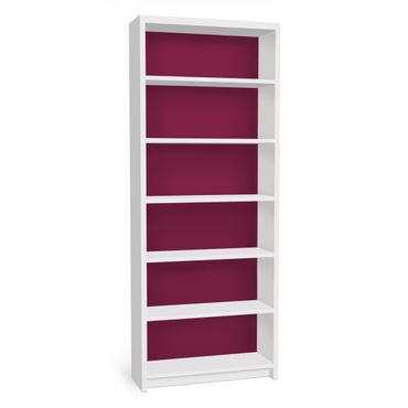 Adhesive film for furniture IKEA - Billy bookcase - Colour Wine Red