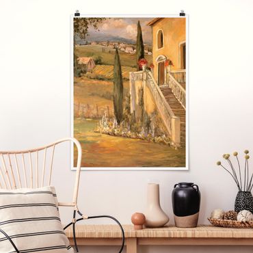 Poster architecture & skyline - Italian Countryside - Porch