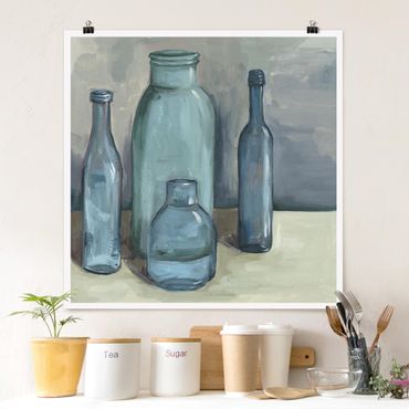 Poster - Still Life With Glass Bottles II