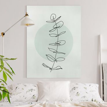Canvas print - Branch Geometry Circle Line Art
