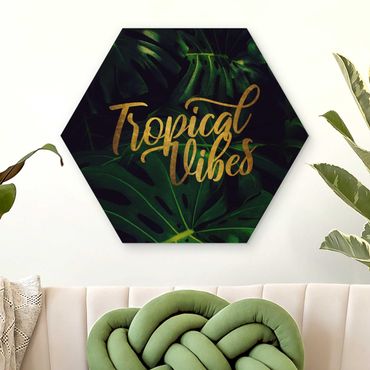 Wooden hexagon - Jungle - Tropical Vibes