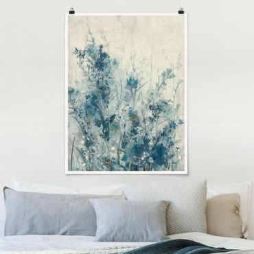 Poster flowers - Blue Spring Meadow I