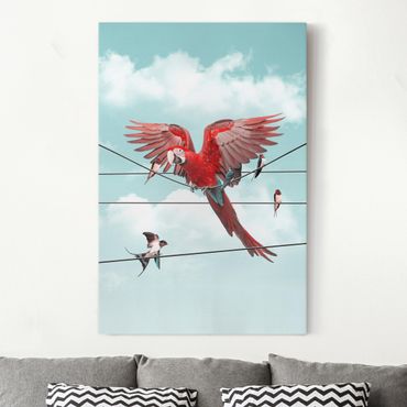 Canvas print - Sky With Birds